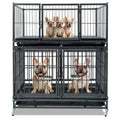 42" Stackable Dog Crate 43T+WHLP02