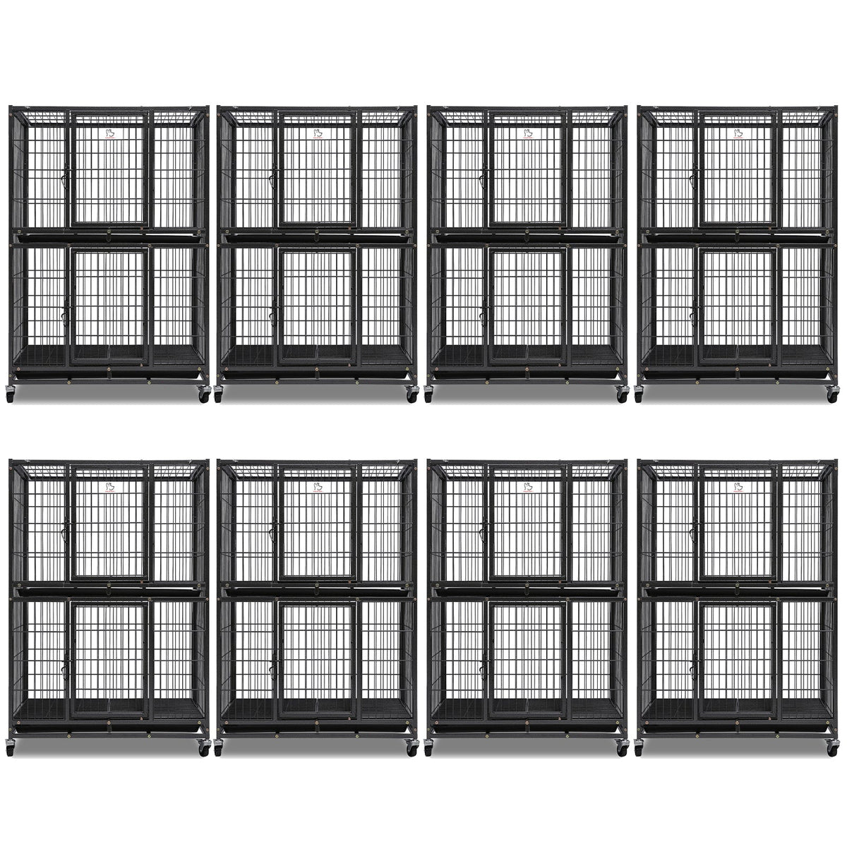 31" Two-Tier Dog Crate 46A