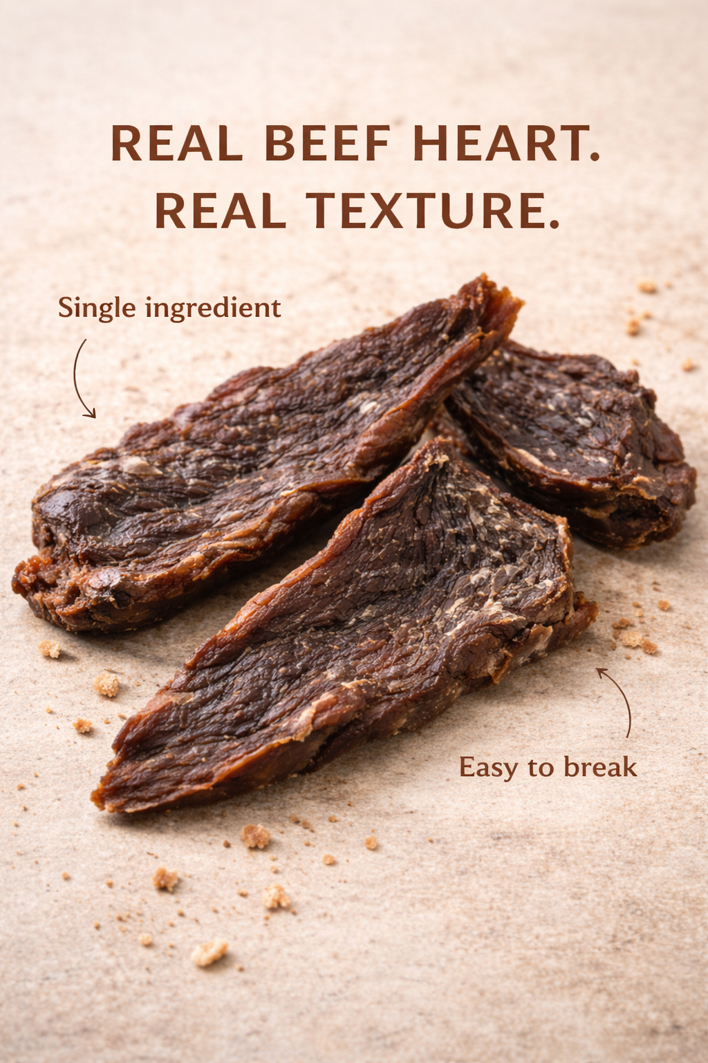 Beef Heart for Dogs & Cats | Protein-Rich Treat | Whisker & Tail Co.