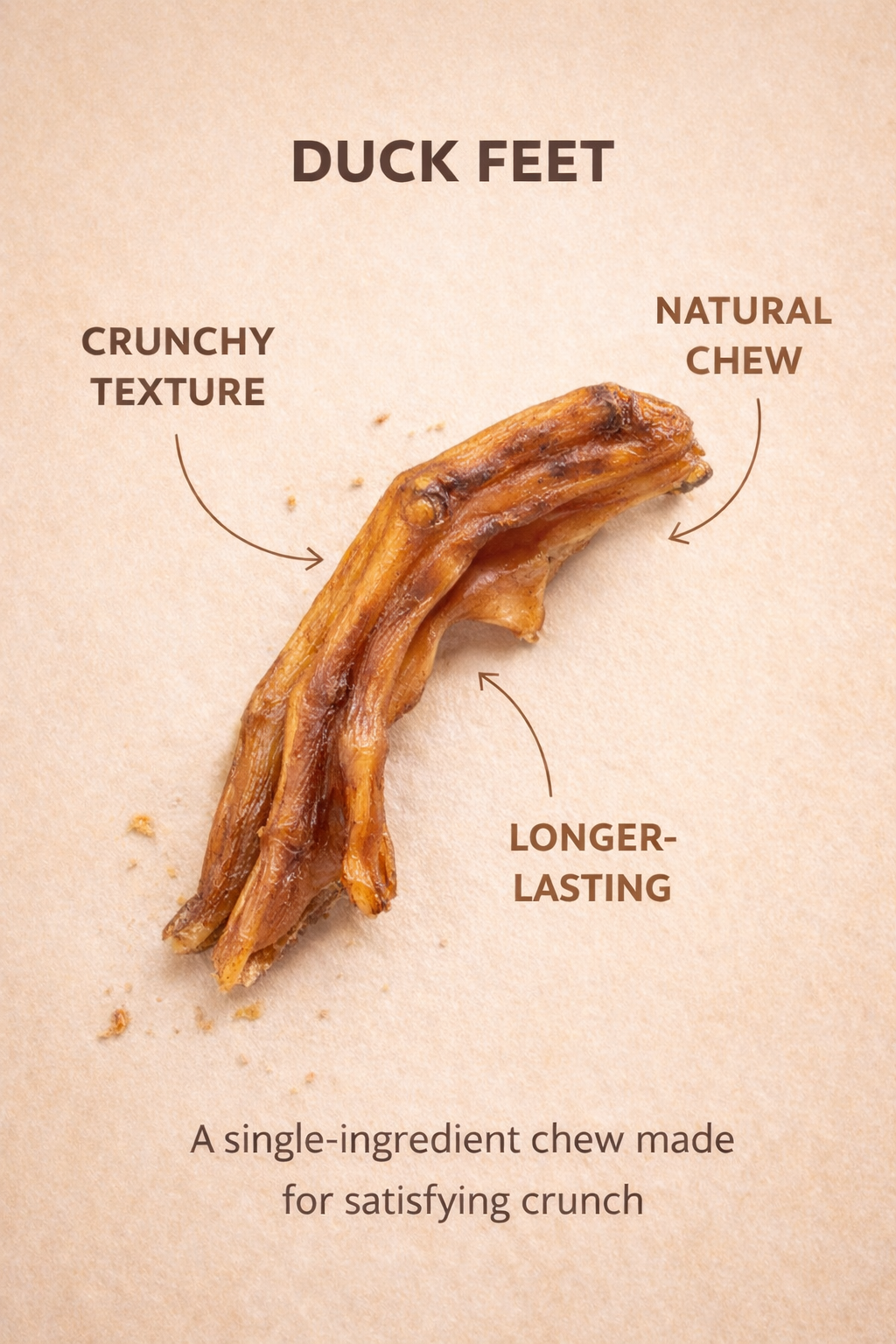 Duck Feet for Dogs | Natural Chew | Whisker & Tail Co.