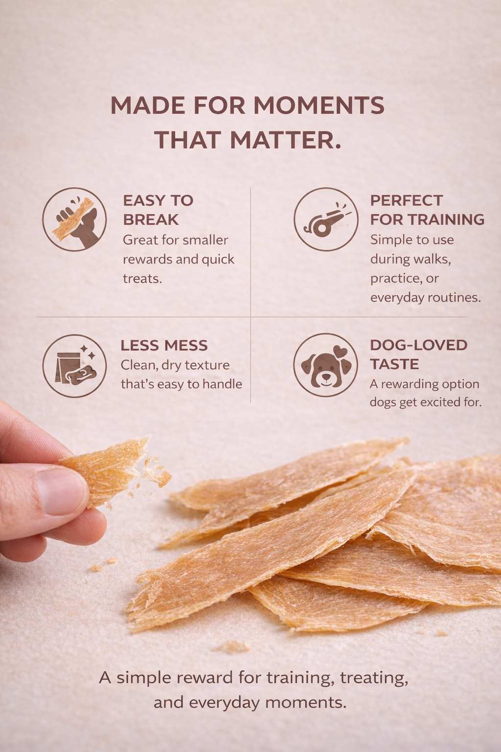 Chicken Breast for Dogs & Cats | High-Protein Treat | Whisker & Tail Co.
