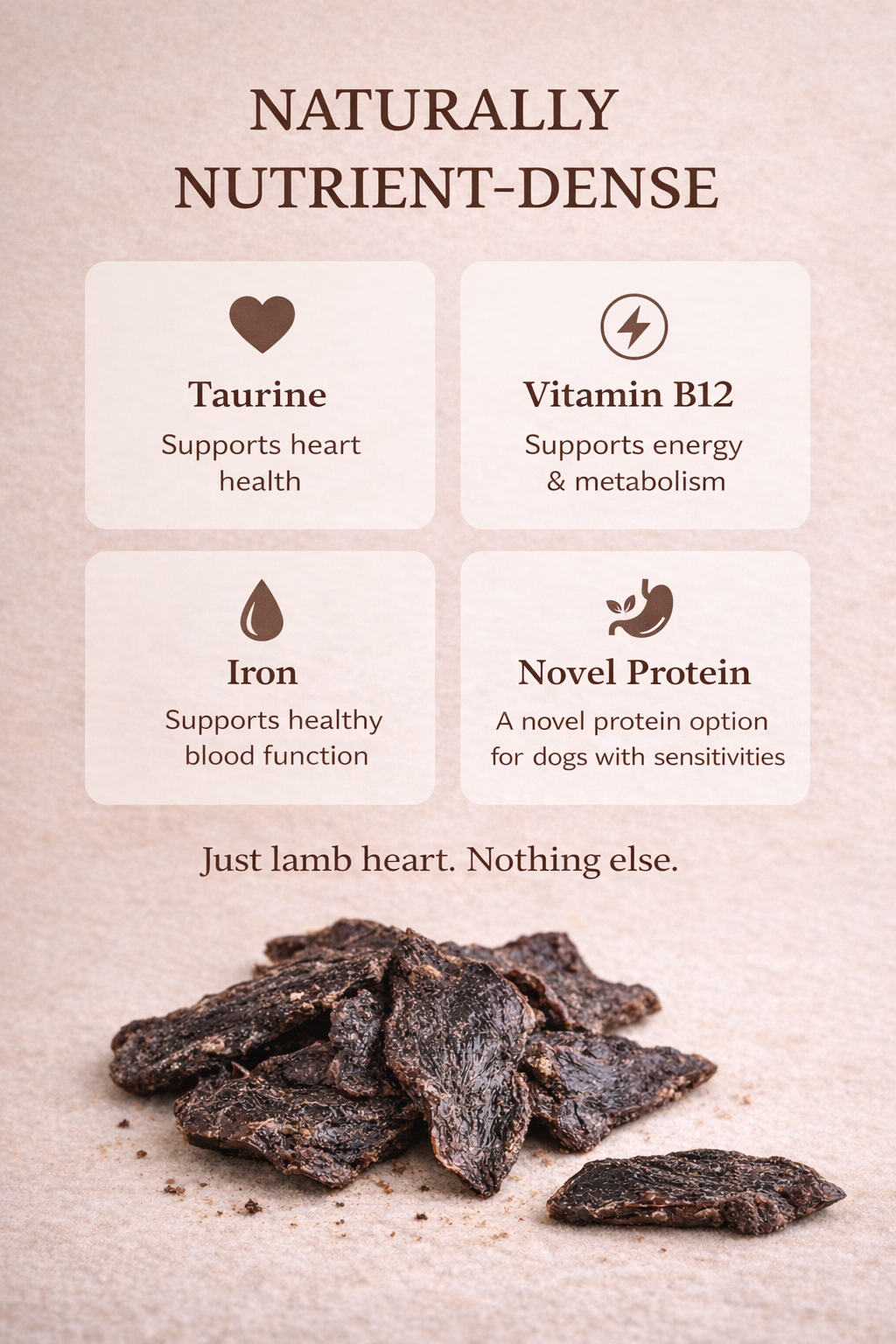 Lamb Heart for Dogs & Cats | Protein-Rich Treat | Whisker & Tail Co.
