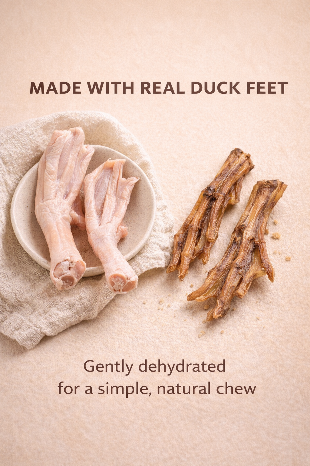 Duck Feet for Dogs | Natural Chew | Whisker & Tail Co.