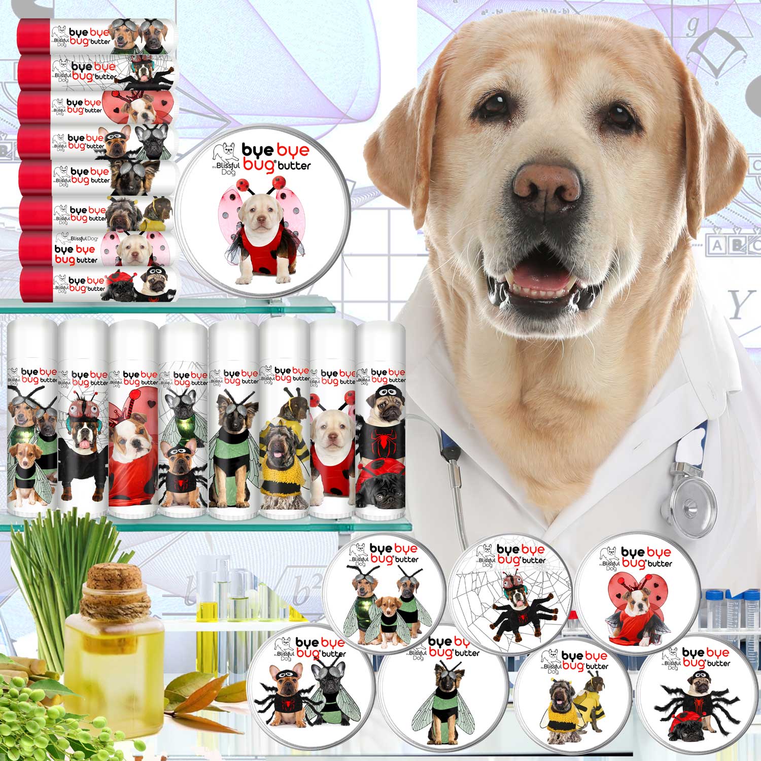 Bye Bye Bug™ Butter – Natural Pet Insect Repellent