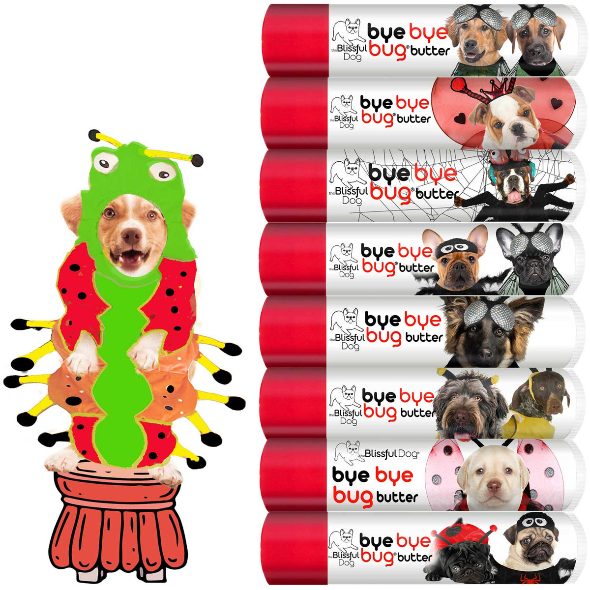 Bye Bye Bug™ Butter – Natural Pet Insect Repellent