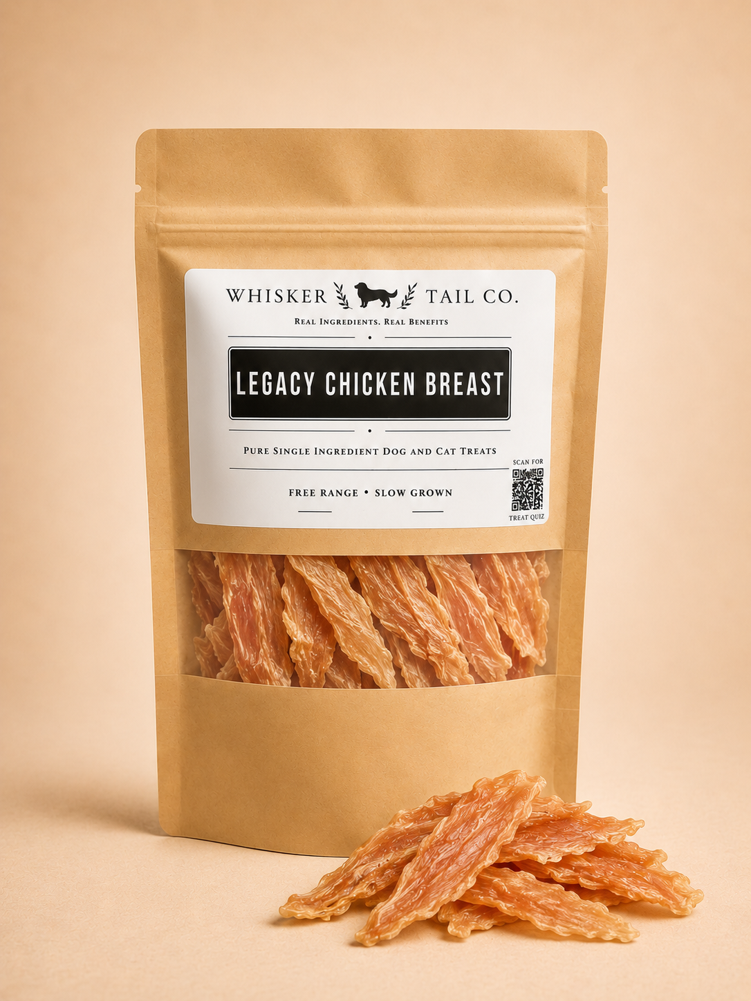 Chicken Breast for Dogs & Cats | High-Protein Treat | Whisker & Tail Co.