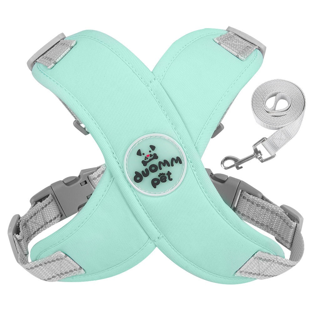 Breathable Reflective Dog Harness – Adjustable No-Pull Vest