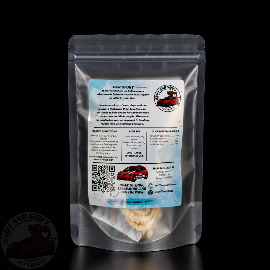 Freeze-Dried Baby Octopus: Novel Protein Treats for Dogs & Cats