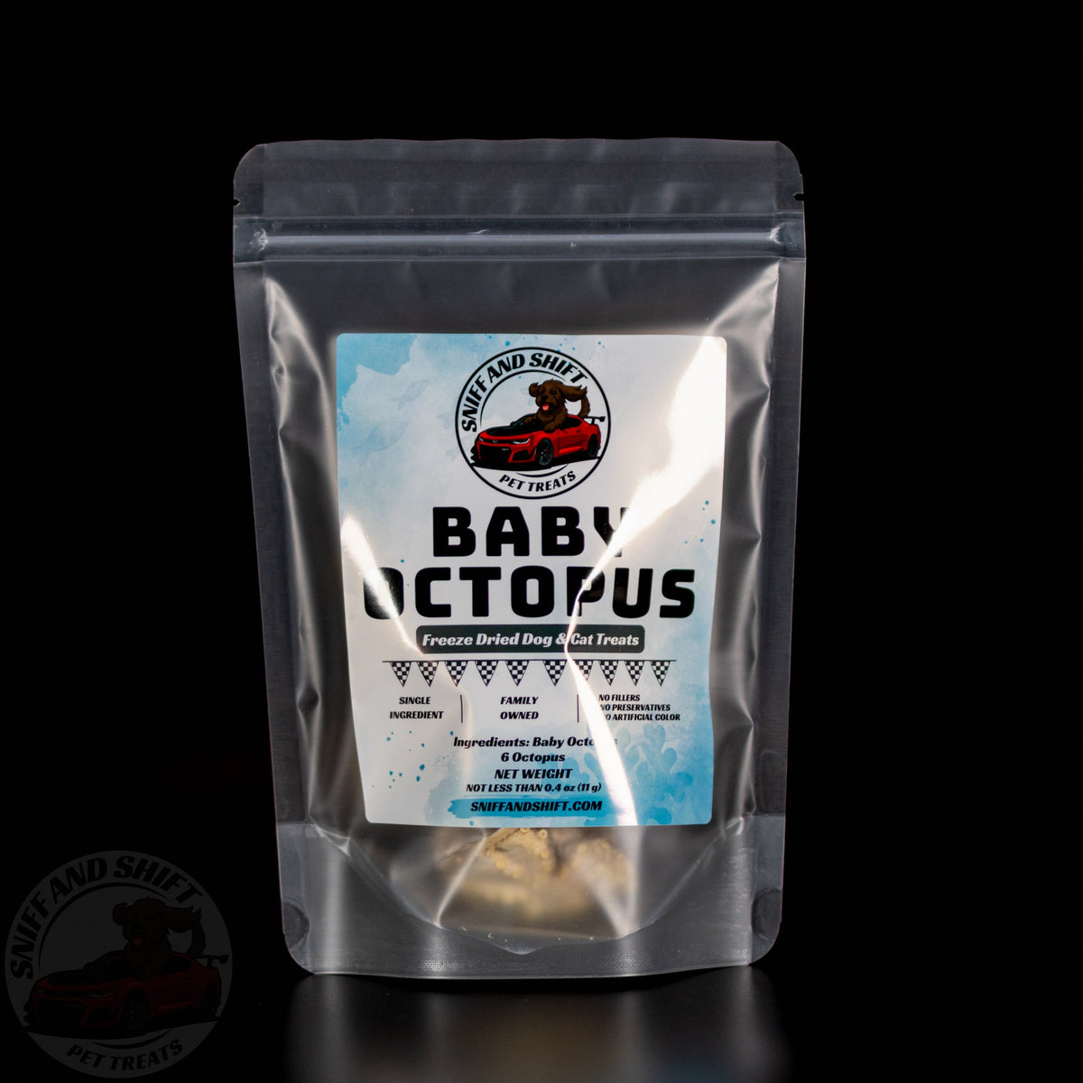 Freeze-Dried Baby Octopus: Novel Protein Treats for Dogs & Cats