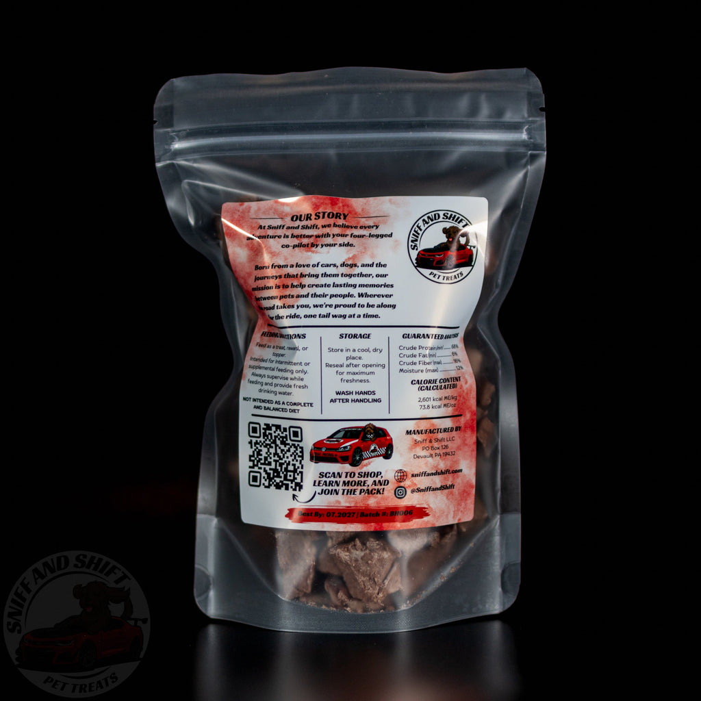 Freeze-Dried Beef Heart Dog Treats: Lean Single-Ingredient Protein