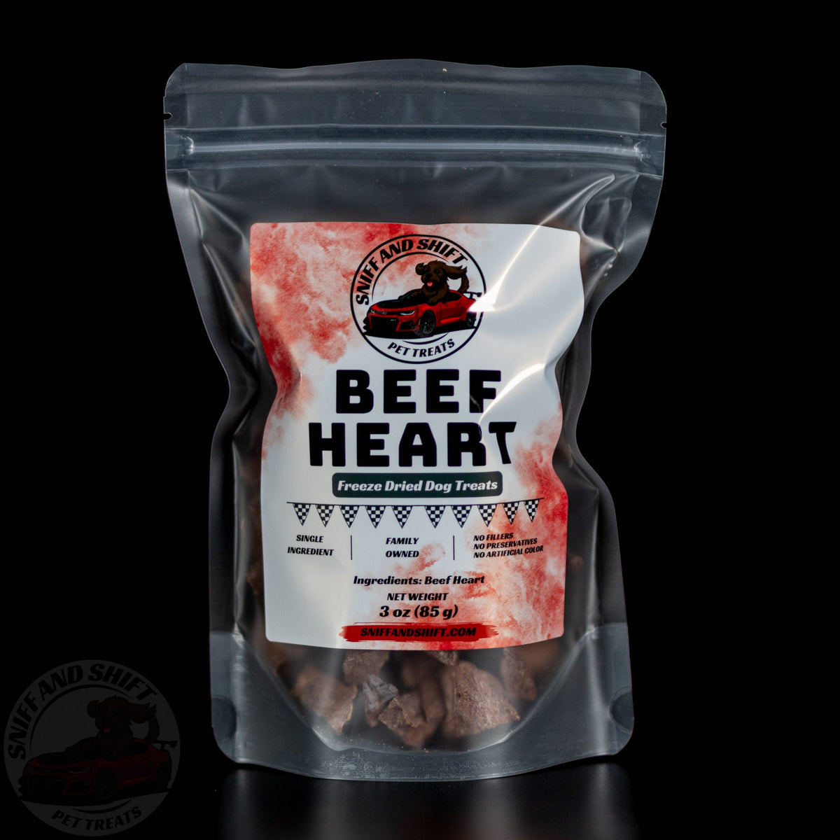 Freeze-Dried Beef Heart Dog Treats: Lean Single-Ingredient Protein