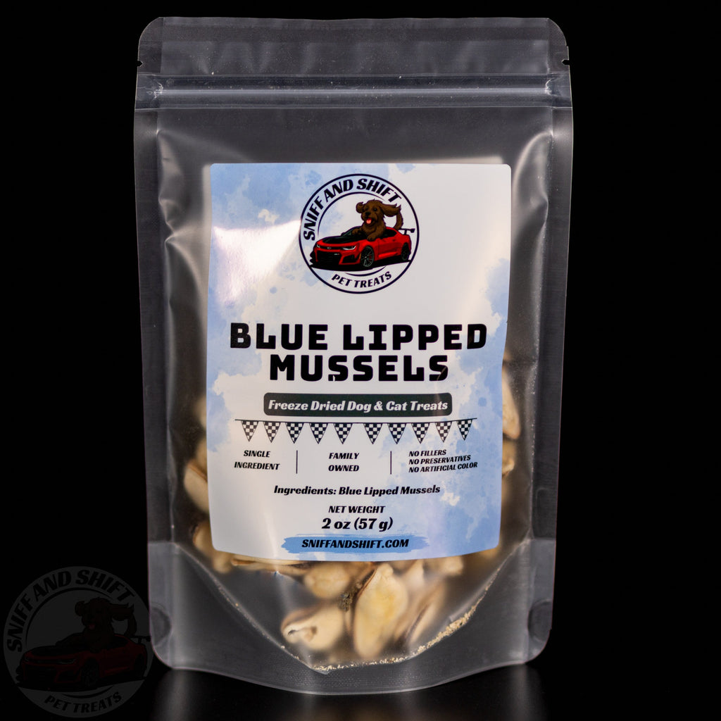 Freeze-Dried Blue-Lipped Mussels: Dog & Cat Treats