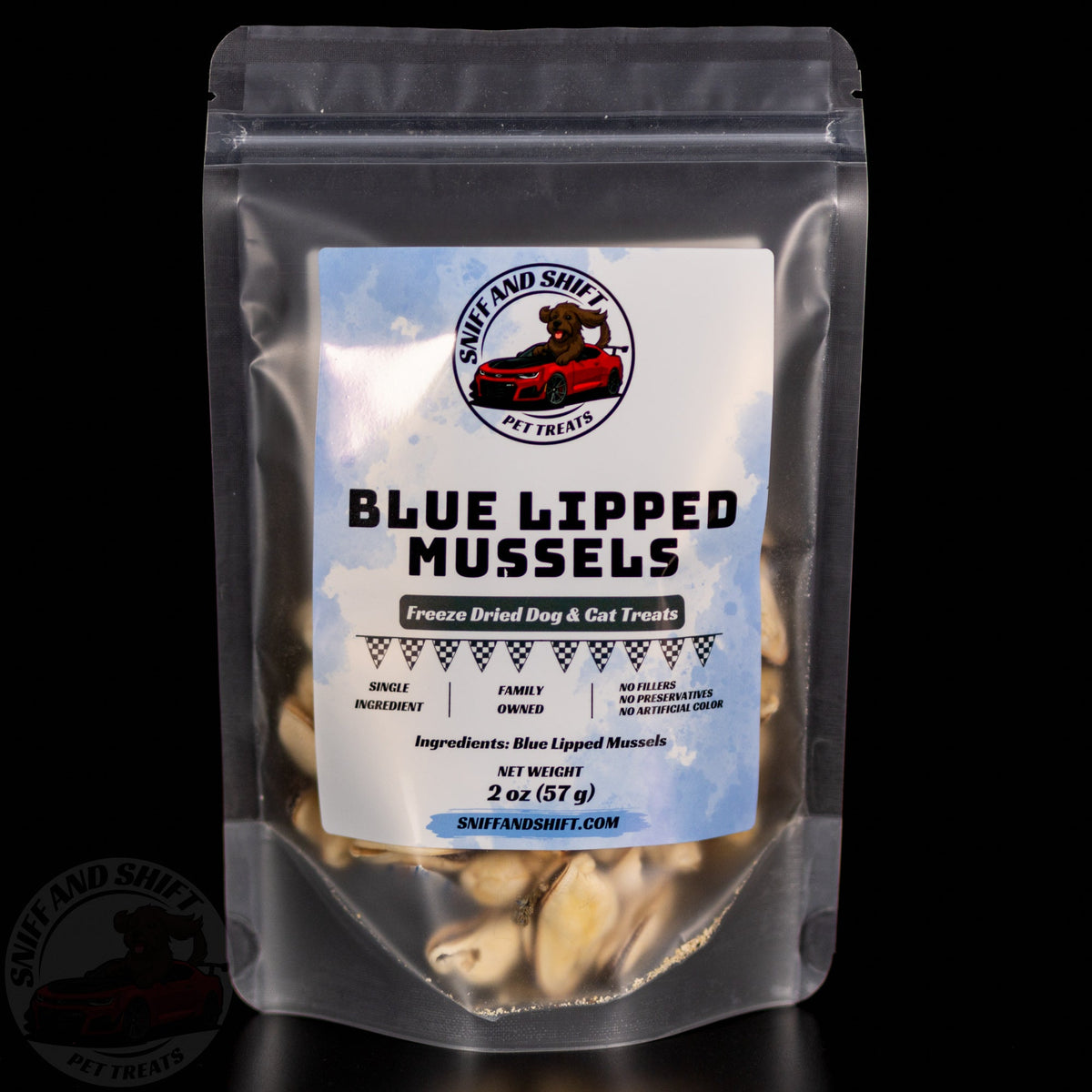 Freeze-Dried Blue-Lipped Mussels: Dog & Cat Treats