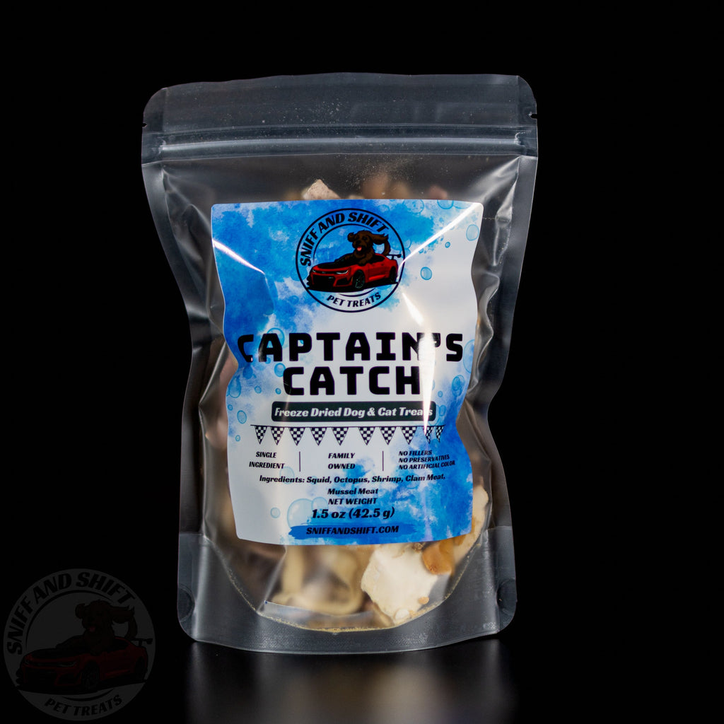 Captain's Catch Freeze-Dried Seafood Medley: Dog & Cat Treats