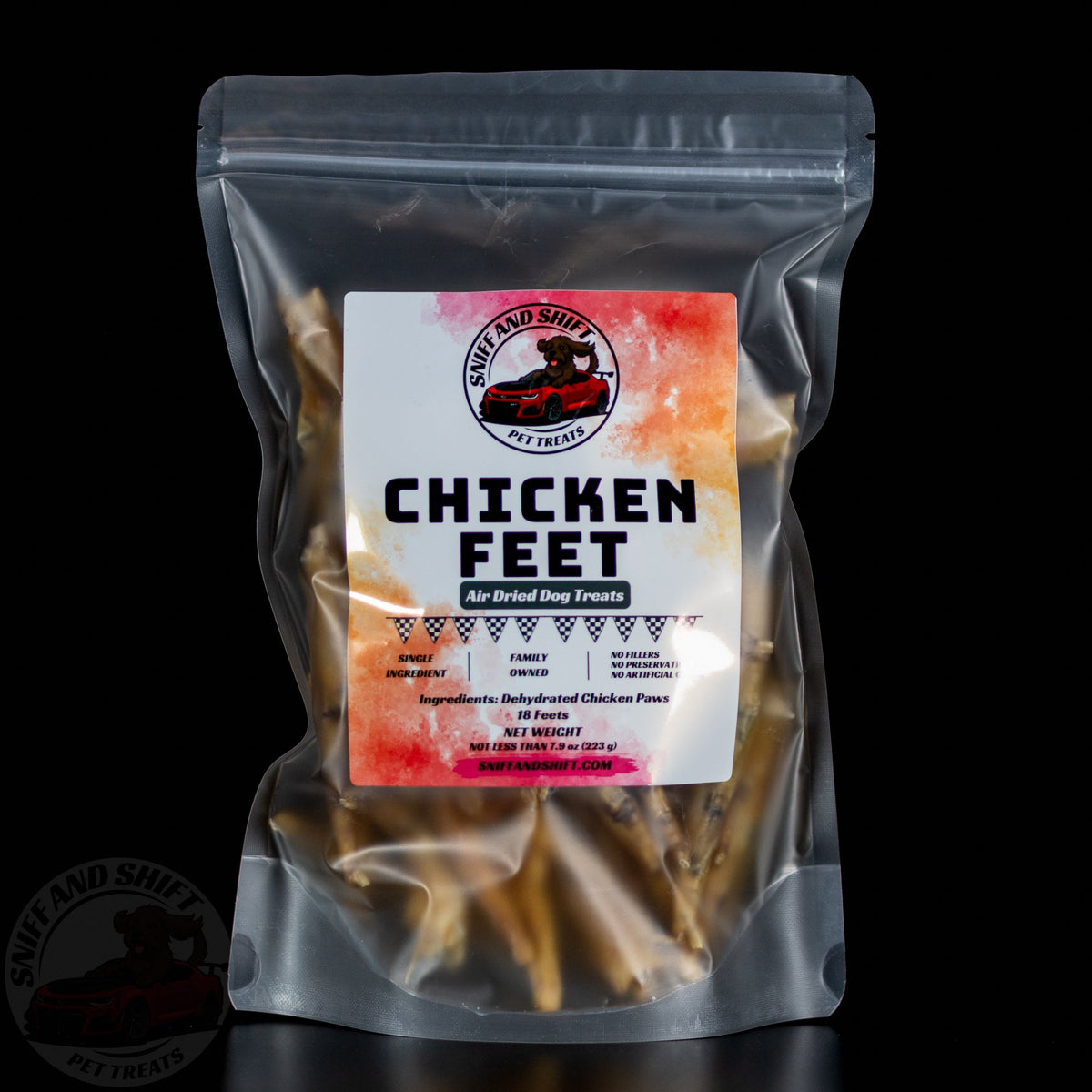 Air-Dried Chicken Feet Dog Treats: Natural Chews
