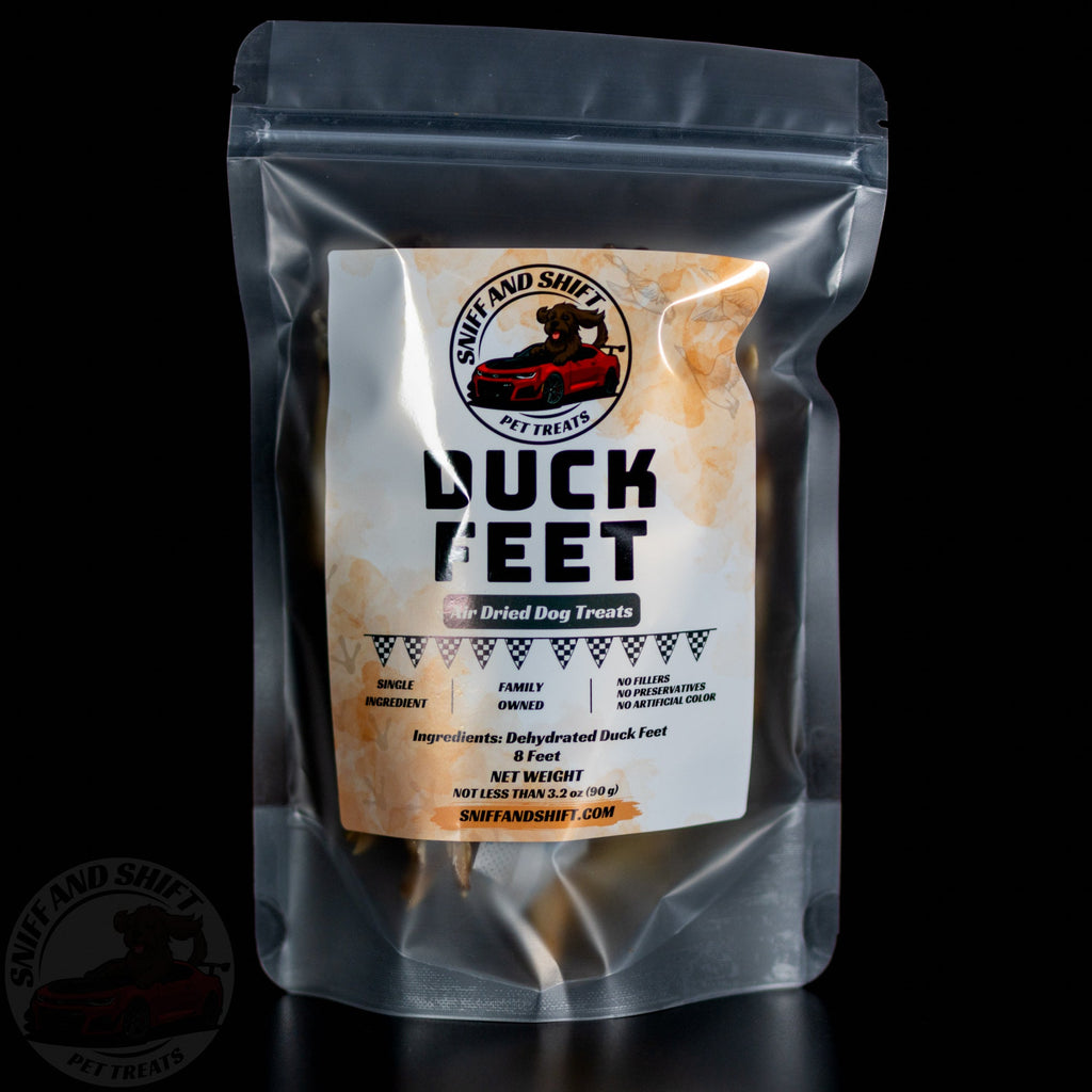 Air-Dried Duck Feet Dog Treats: Crunchy Natural Chews
