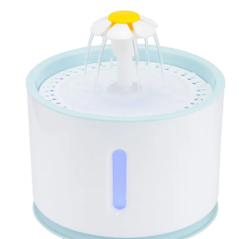 Automatic Pet Water Fountain | LED Light | Filtered | Quiet Pump | Cats & Small Dogs