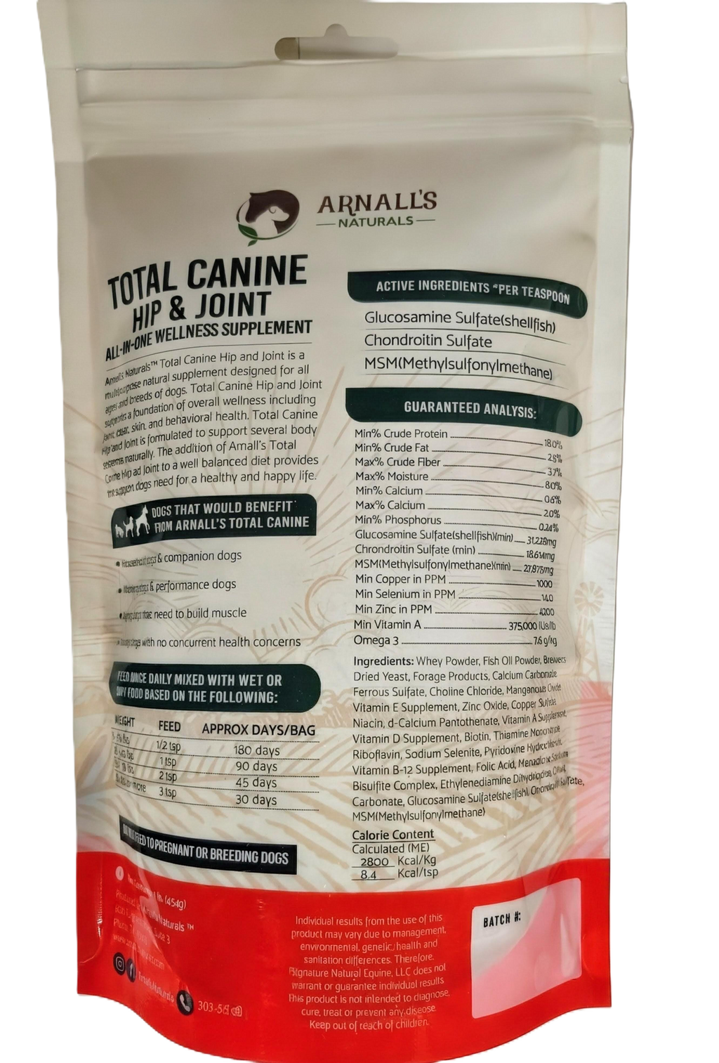 Total Total Canine Hip & Joint Supplement for Dogs