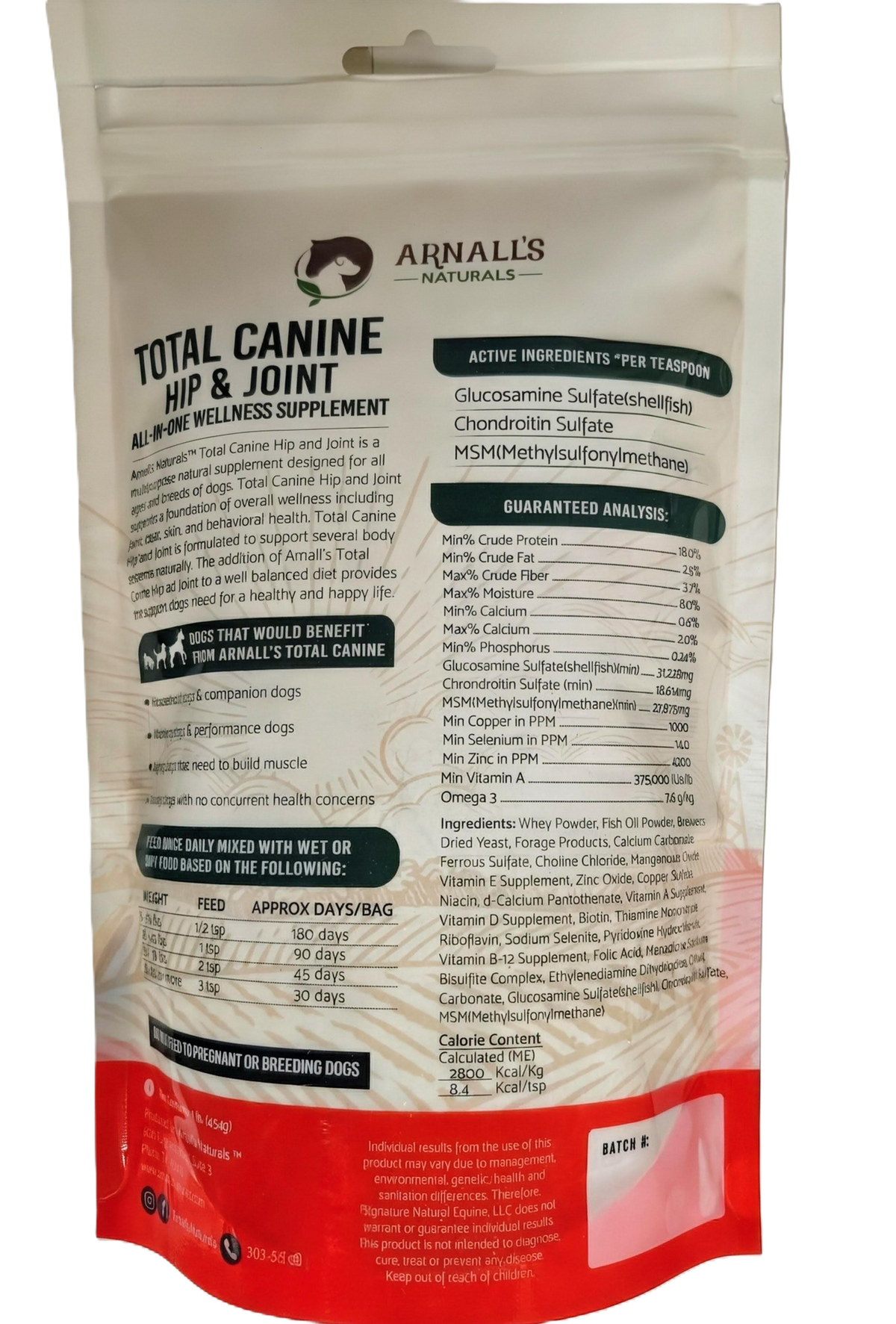 Total Total Canine Hip & Joint Supplement for Dogs