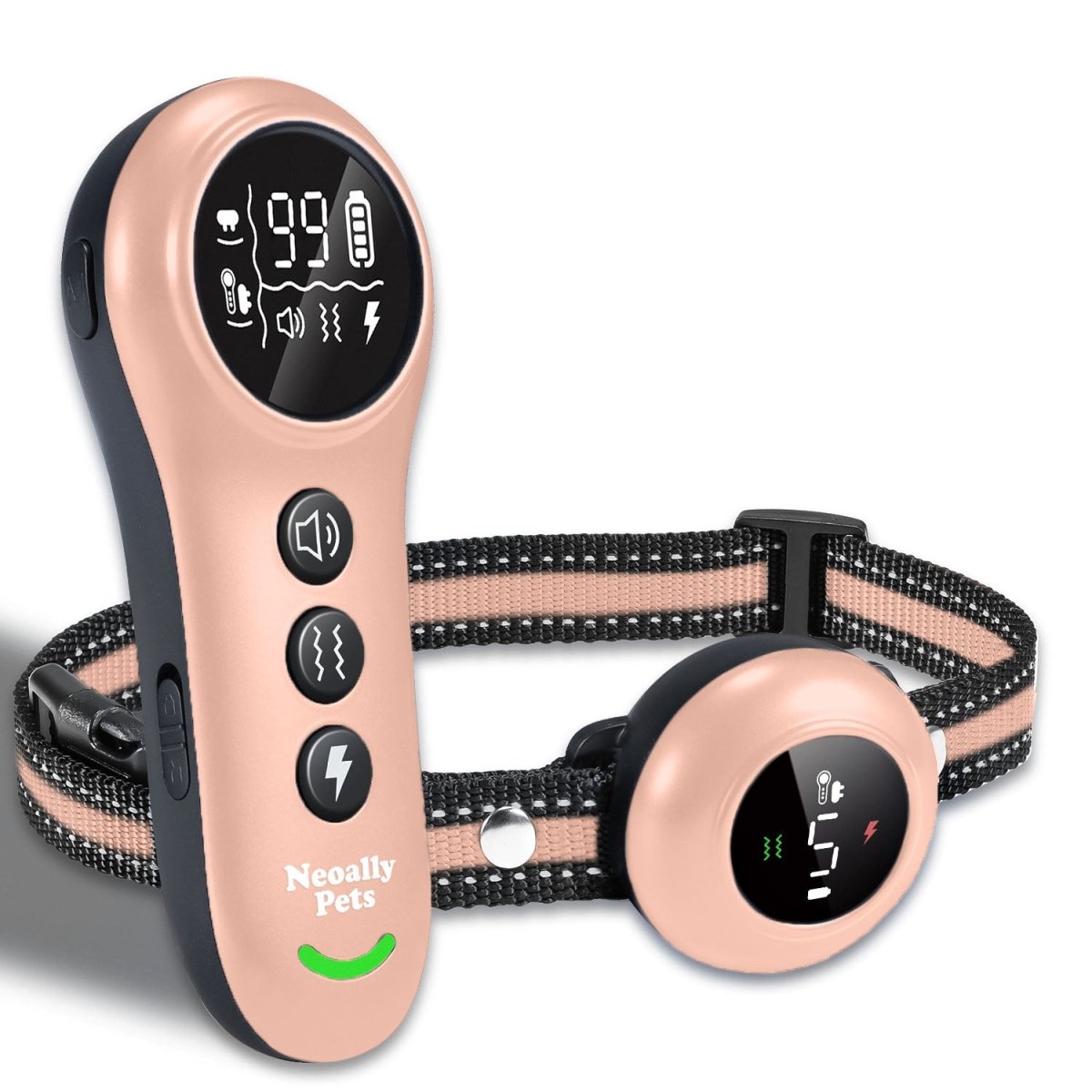 2-in-1 Rechargeable Dog Training & Bark Control Collar