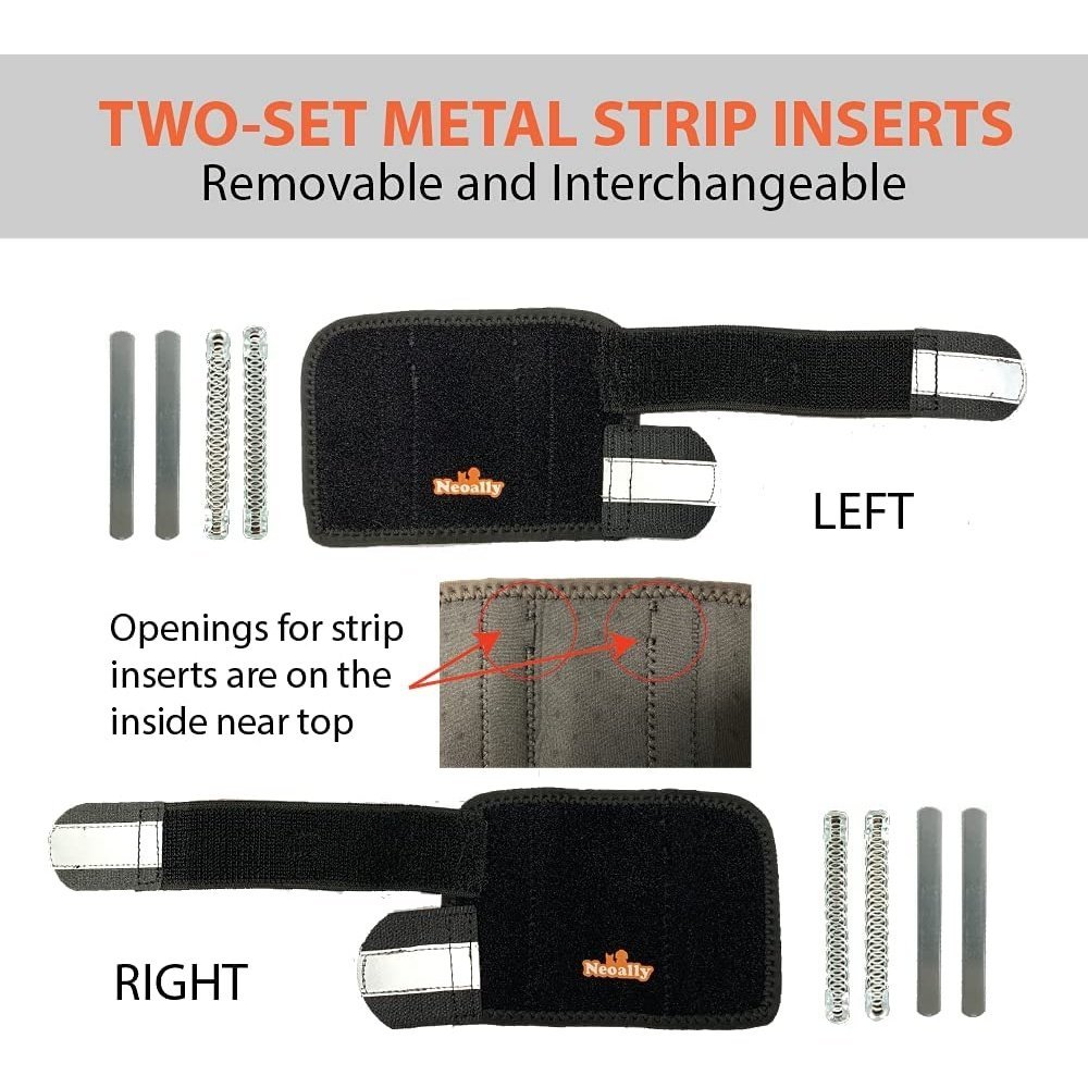 NeoAlly 3-in-1 Dog Front Leg Splint & Support Brace – Pair