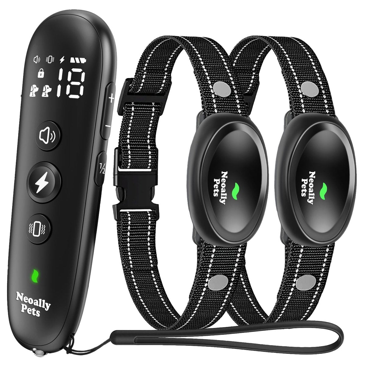 NeoAlly Rechargeable Waterproof Dog Training Collar with Remote