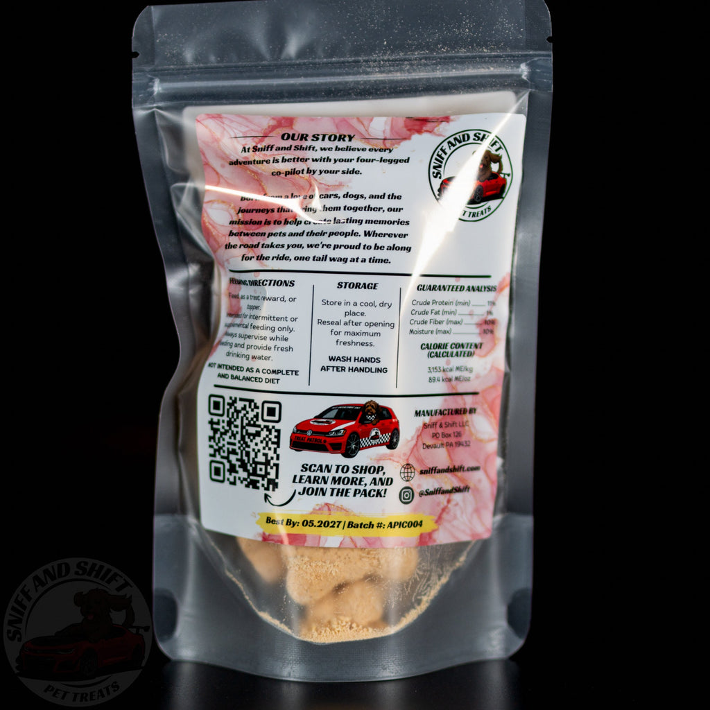 Pup-Ornaut Freeze-Dried Dog Ice Cream: Pumpkin & Apple
