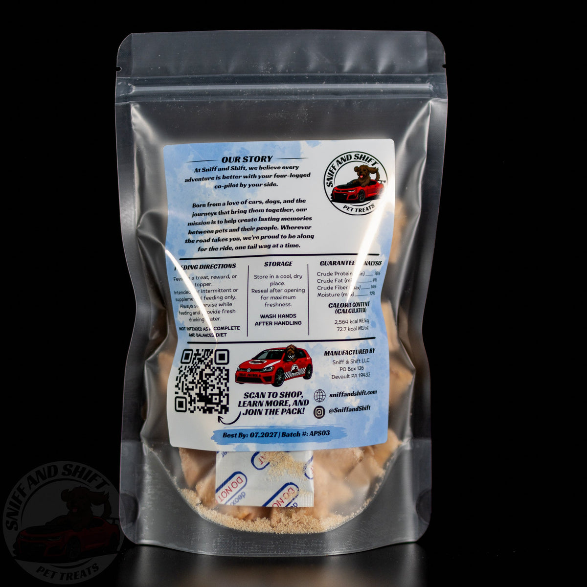 Freeze-Dried Pink Salmon Treats for Dogs & Cats
