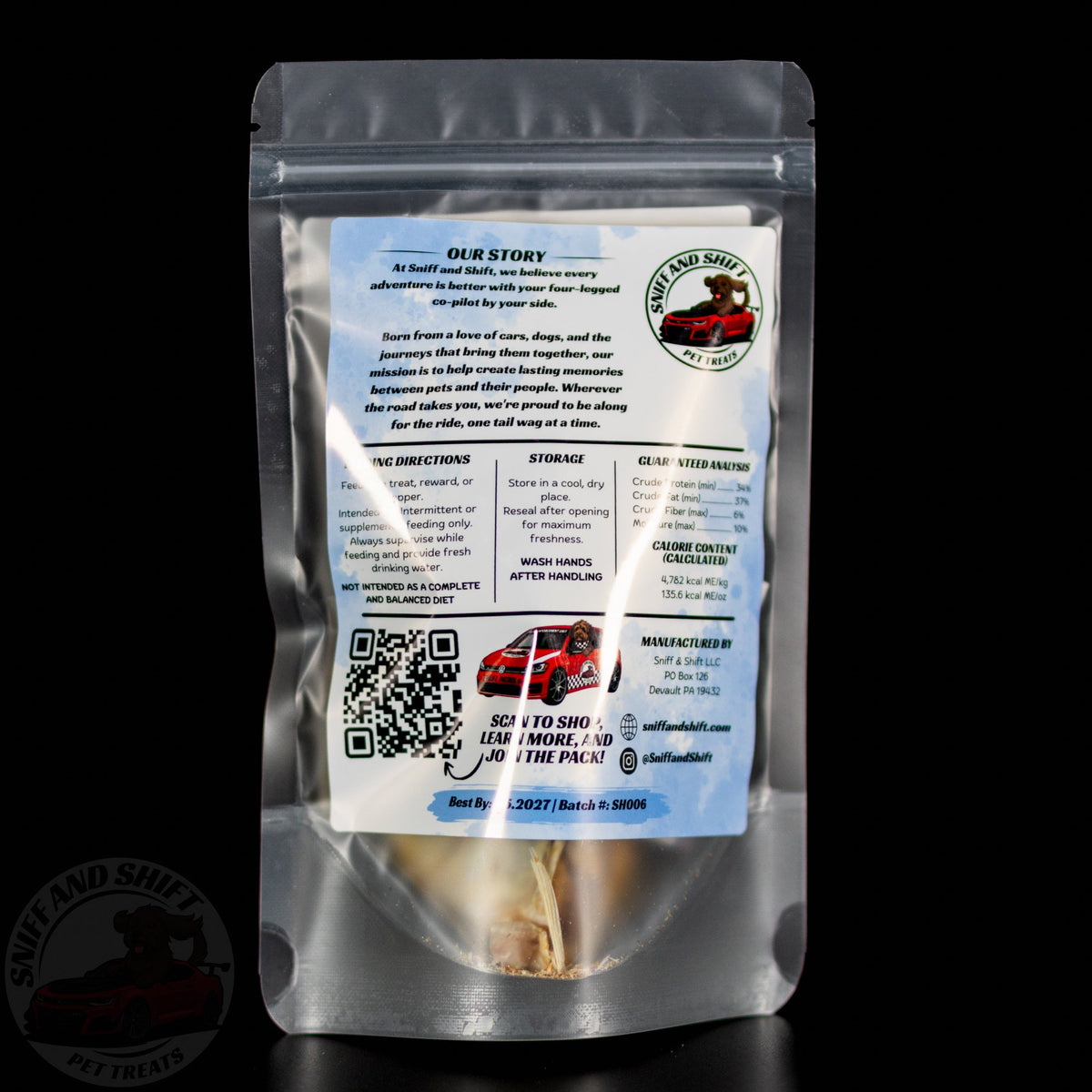 Freeze-Dried Sardine Heads: Crunchy Fish Treats for Dogs & Cats